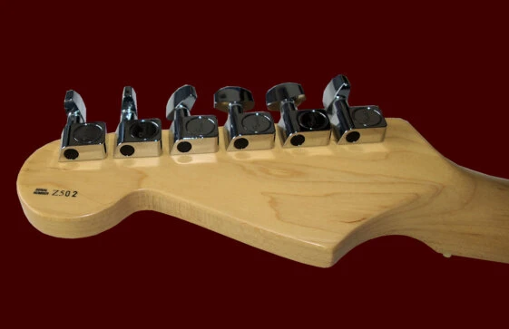 Nahaufnahme der Kopfplatte von hinten